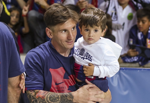 "Barcelona" į vaikų treniruotes pakvietė L.Messi sūnų