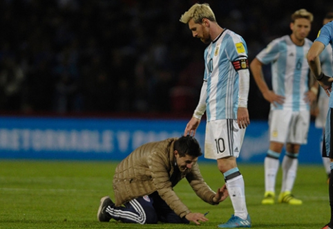 Lygiąsias vos išplėšusi Argentina dar kartą pajuto L.Messi svarbą (VIDEO)