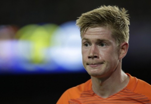 K. De Bruyne praleis Mančesterio derbį