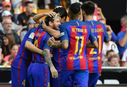 L. Messi atvedė "Barcą" į dramatišką pergalę Valensijoje (VIDEO)
