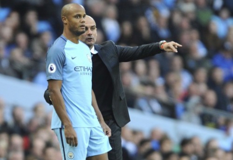 P. Guardiola: "Man City" reikia Kompany