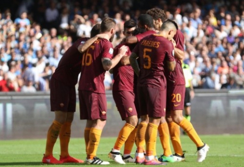 "Roma" šventė pergalę prieš "Napoli", "Juventus" palaužė "Udinese" (VIDEO)