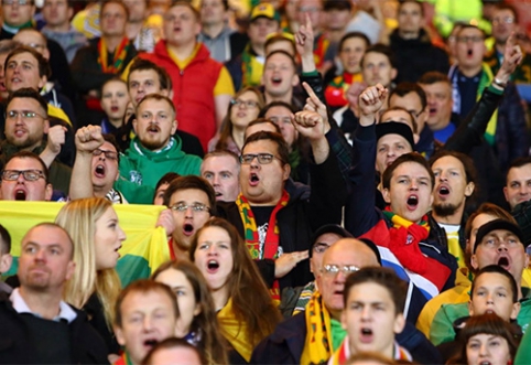 Lietuvos rinktinės fanai šluoja bilietus į rungtynes prieš Maltą