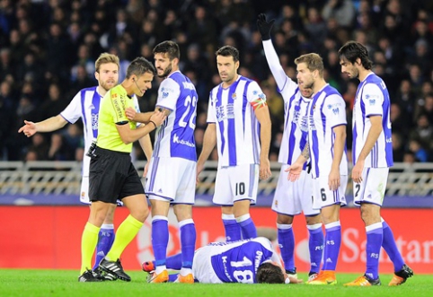 Dominavęs "Real Sociedad" sužaidė lygiosiomis su "Barca", "Atletico" sutriuškino "Osasuna" (VIDEO)