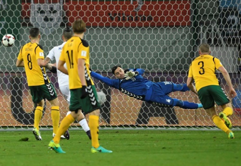 Lietuvos rinktinė turėjo pripažinti Slovakijos futbolininkų pranašumą (FOTO)