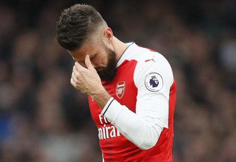 Spauda: O. Giroud nėra patenkintas situacija "Arsenal" klube