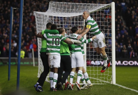 Principinėje Škotijos pirmenybių dvikovoje - "Celtic" pergalė prieš "Rangers" (VIDEO)