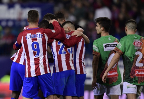 "Atletico" ir "Villarreal" prasibrovė į kitą Karaliaus taurės etapą