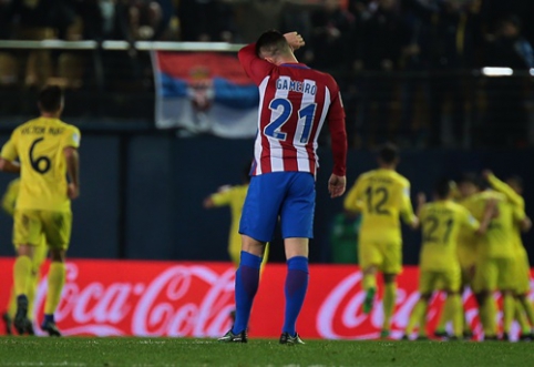 "Atletico" tolsta nuo čempionų titulo: "Vilarreal" sutriuškino D. Simeone auklėtinius (VIDEO)