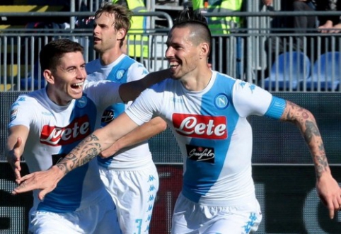 Italijoje - "Napoli", "Juventus" bei "Inter" pergalės (VIDEO)
