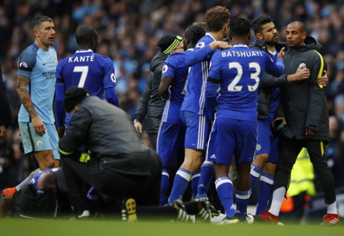 Muštynėmis virtusioje "Man City" ir "Chelsea" dvikovoje - A. Conte auklėtinių triumfas (VIDEO)