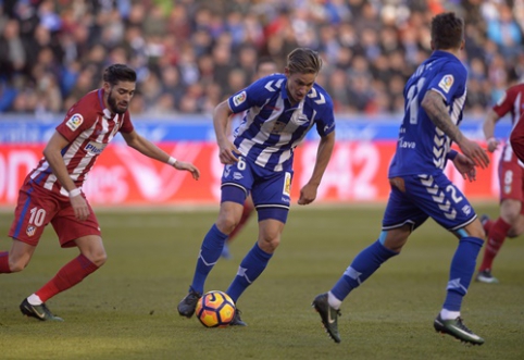 "Alaves" antrą kartą šiame sezone atėmė taškus iš "Atletico" (VIDEO)