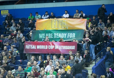 Europos salės futbolo atrankos starte - triuškinanti lietuvių pergalė (VIDEO)