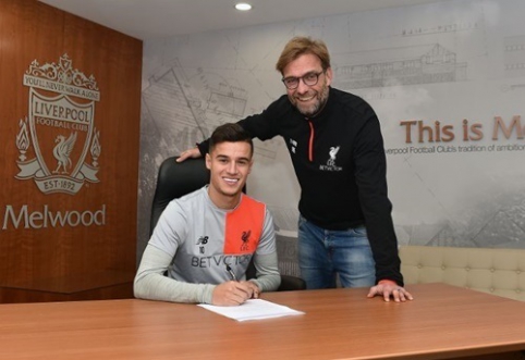 Oficialu: P. Coutinho pasirašė naują kontraktą su "Liverpool"