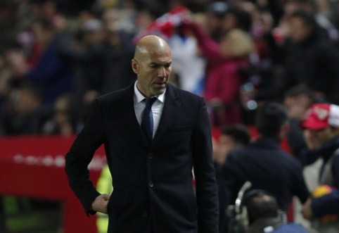 Z. Zidane'as po nutrūkusios įspūdingos serijos: rungtynių pabaigoje per daug atsipalaidavome
