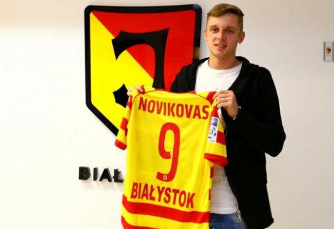 Oficialu: A. Novikovas sukirto rankomis su "Jagiellonia" klubu