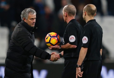 J. Mourinho po pergalingų rungtynių prieš "West Ham" apie teisėjų darbą nekalbėjo