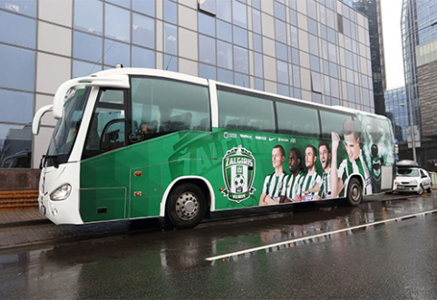 Jubiliejinio "Žalgirio" sezono puošmena - autobusas