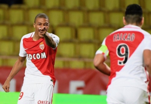 Prancūzijoje - "Lyon" nesėkmė ir K. Mbappe hat-tricku pažymėta "Monaco" pergalė (VIDEO)