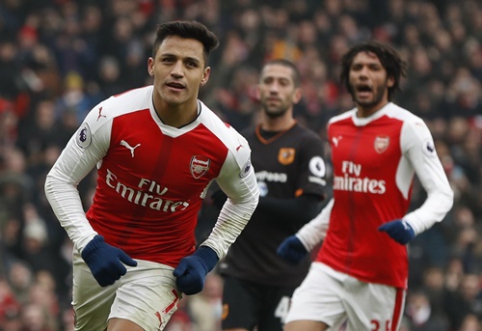 A. Sanchezo dublis nutraukė "Arsenal" pralaimėjimų seriją, "Man Utd" nukovė "Watford" (VIDEO)