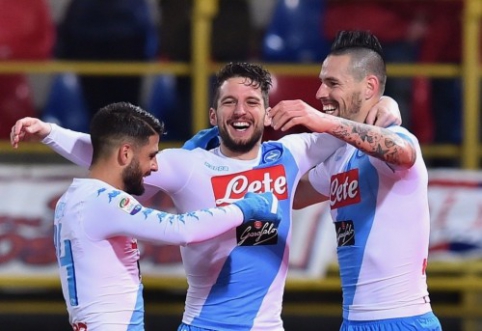 Italijoje - neįtikėtinos rungtynės, M. Hamšiko bei D. Mertenso šou ir triuškinanti "Napoli" pergalė (VIDEO)