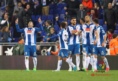 "Espanyol" pasiekė dramatišką pergalę Ispanijos pirmenybėse (VIDEO)