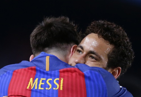 Neymaras neabejoja, kad L. Messi pratęs sutartį su "Barcelona"