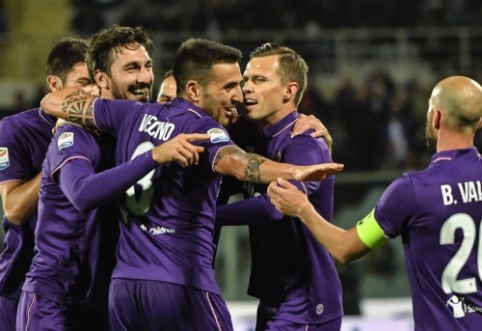 "Fiorentina" devynių įvarčių trileryje nukovė "Inter", "Atalanta" palaužė "Bologna" (VIDEO)