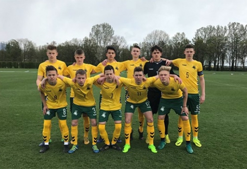 U-16 rinktinė nukovė Farerų salų ekipą