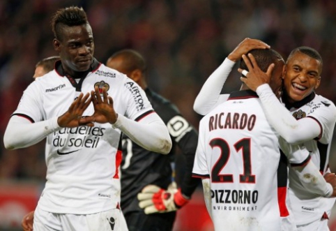 M. Balotelli dublis leido "Nice" triumfuoti prieš "Lille" (VIDEO)