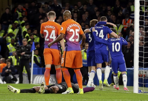 E. Hazardo dublis nulėmė pergalę prieš "Man City", "Tottenham" pasiekė dramatišką pergalę Svonsyje (VIDEO)