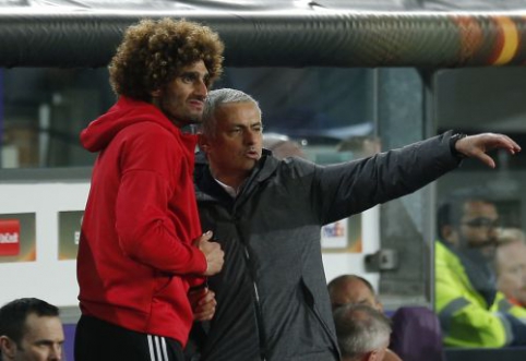 M. Fellaini: susilaužyčiau koją dėl J. Mourinho