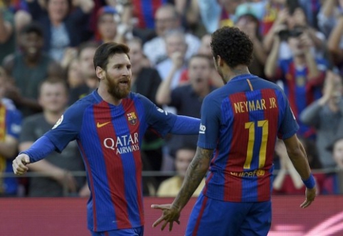 Neymaras: "Barca" privalo pratęsti sutartį su Messi
