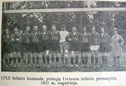 Prieš 95-erius metus įvyko pirmosios Lietuvos futbolo čempionato rungtynės