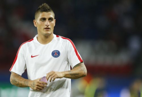 M. Verratti nori palikti Paryžių - išpirka gali siekti 80 mln. eurų