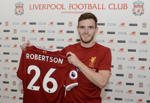 Oficialu: A. Robertsonas tapo "Liverpool" naujoku