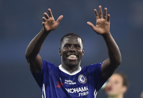 Naują sutartį su "Chelsea" pasirašęs K. Zouma išnuomotas "Stoke City" ekipai