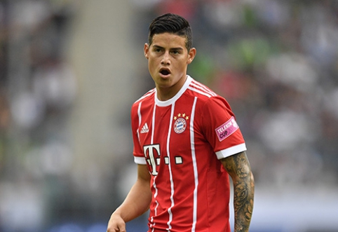 "Bayern" gretose sublizgėjęs J.Rodriguezas: dar nesu geriausios formos (VIDEO)