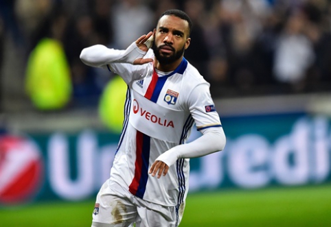 "Lyon" prezidentas patvirtino, kad A. Lacazette'as išvyks į "Arsenal"