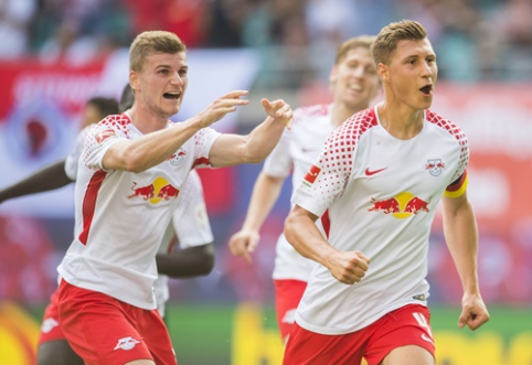 "Leipzig" iškovojo pirmąją pergalę Vokietijos čempionate (VIDEO)