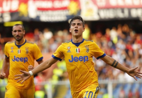 Hat-tricką pelnęs P. Dybala atvedė "Juventus" į pergalę, "Inter" palaužė "Roma" (VIDEO)