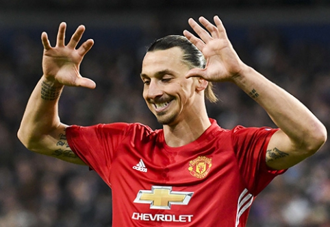 Z.Ibrahimovičius "Man Utd" rungtyniaus "už centus"