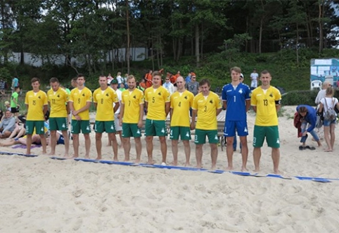 Paplūdimio futbolo rinktinė išvyko į Europos lygos varžybas