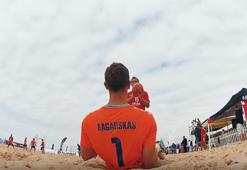 Pajūryje – paplūdimio futbolo karštligė (VIDEO)