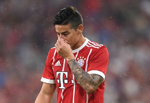 "Football Leaks" atskleidė J.Rodriguezo uždarbį "Bayern" klube
