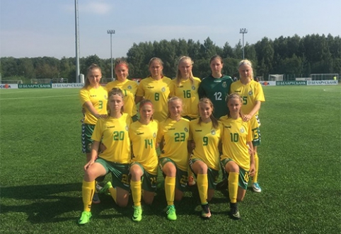 Merginų rinktinė pralaimėjo ukrainietėms