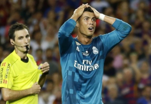 C. Ronaldo skirta penkerių rungtynių diskvalifikacija