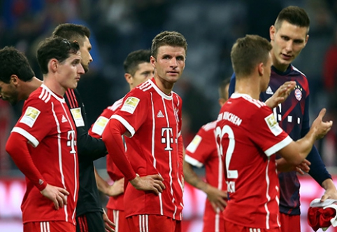 Taškus praradusiai "Bayern" priminti jau senokai nematyti rezultatai