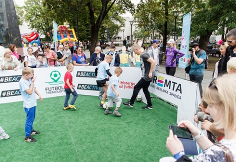 Sostinės širdyje – ir futbolo pramogos