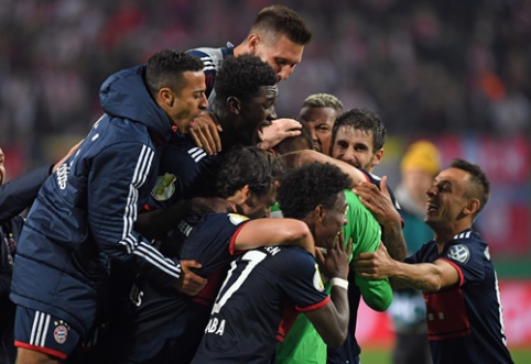 Vokietijos taurė: "Bayern" po 11 m. baudinių serijos palaužė "Leipzig" (VIDEO)